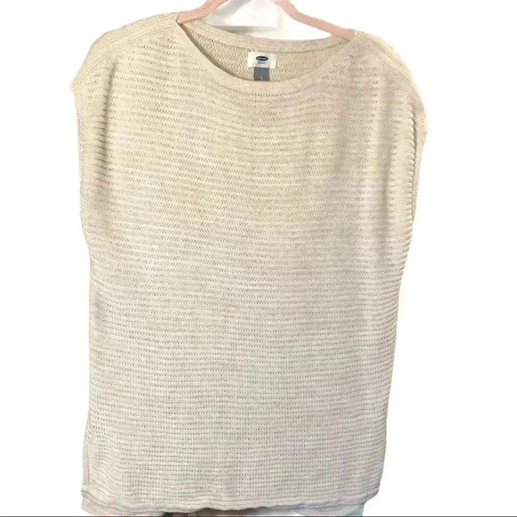 Old Navy Tunic knit sleeveless Pullover Sweater - Picture 2 of 9